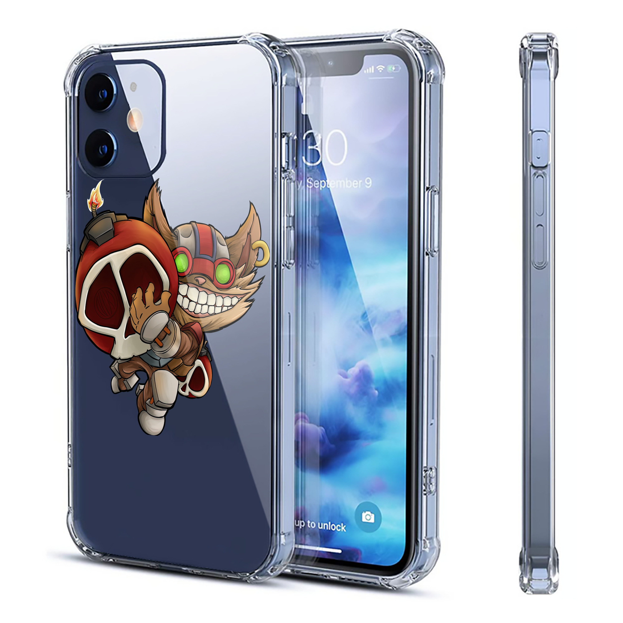 （画像用） リーグ・オブ・レジェンド League of Legends LOL 【iPhone 12シリーズ対応】透明スマホケース（クリアソフトケース）